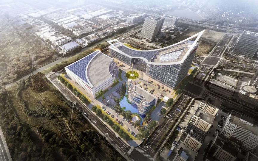 蔚建抹灰机器人项目案例：苏州凌云光太湖工业人工智能基地