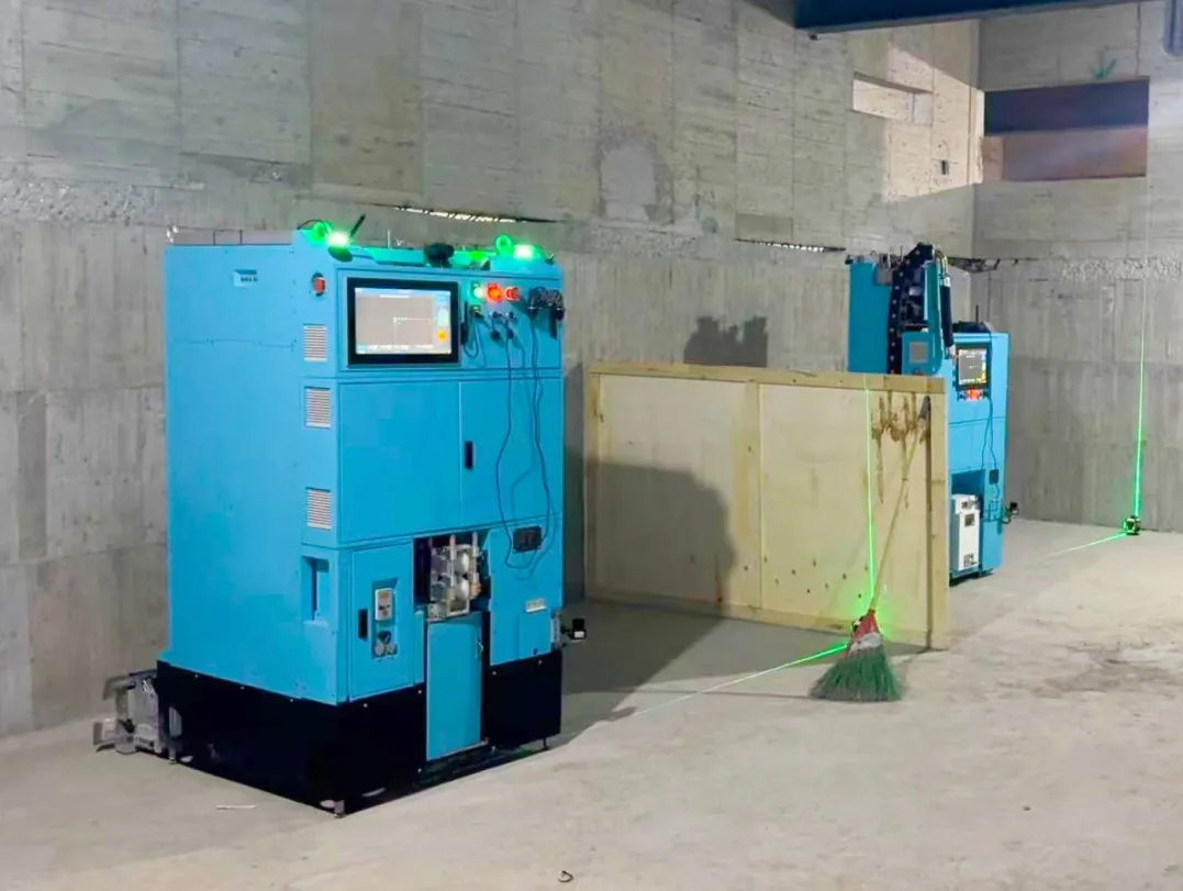 蔚建抹灰机器人开启中国台湾智能建造新征程