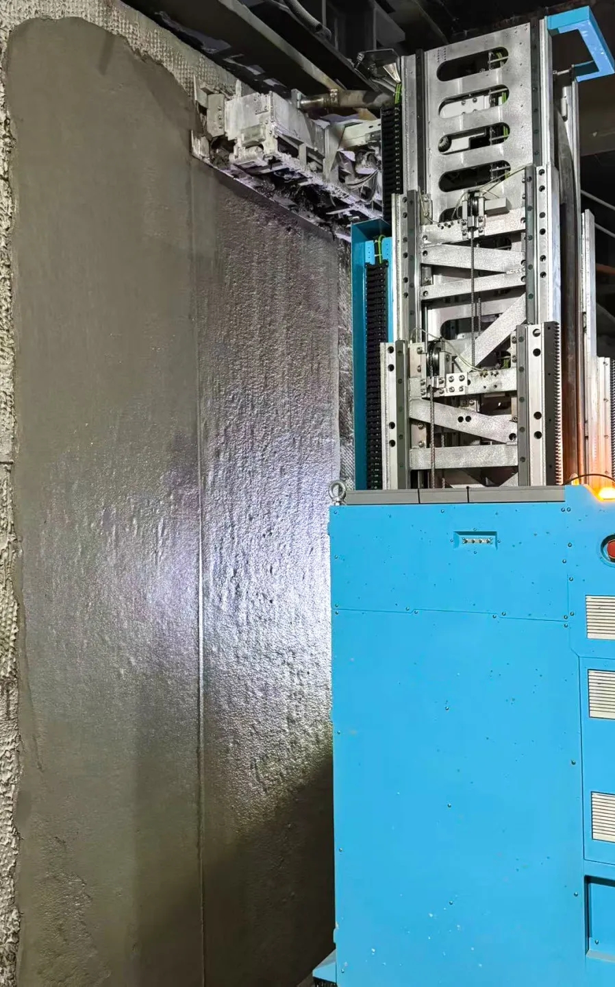 5蔚建抹灰机器人开启中国台湾智能建造新征程