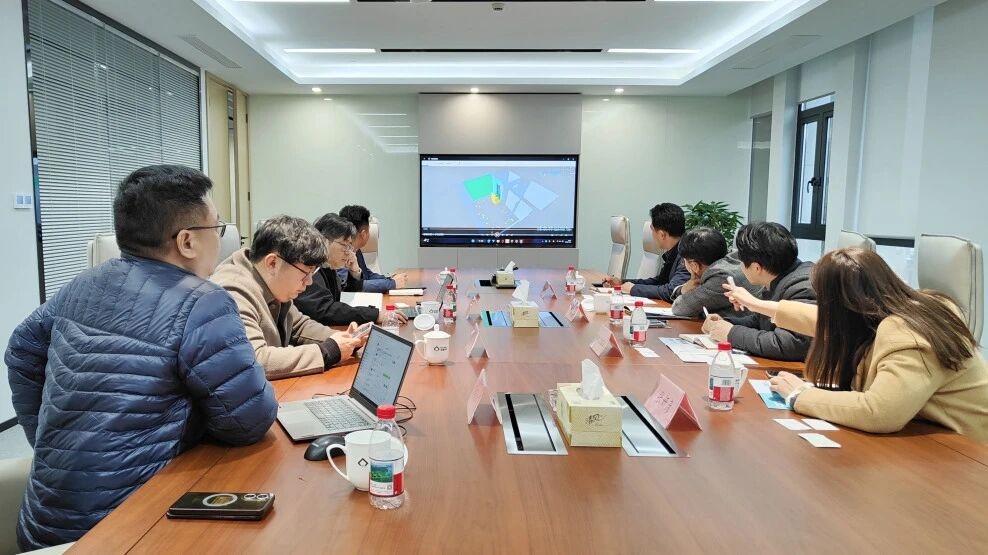 Koreas Naro visited Weijian Technology to jointly explore new paths for the integration of coatings and intelligent construction(图2)