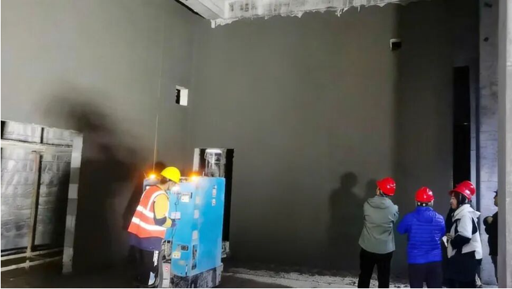 【 Project Case 】 Weijian High Wall Plastering Robot - Application in Pudong Development Shangcheng Science and Technology Innovation Intelligent Valley Project(图3) 【 Project Case 】 Weijian High Wall Plastering Robot - Application in Pudong Development Shangcheng Science and Technology Innovation Intelligent Valley Project(图3)