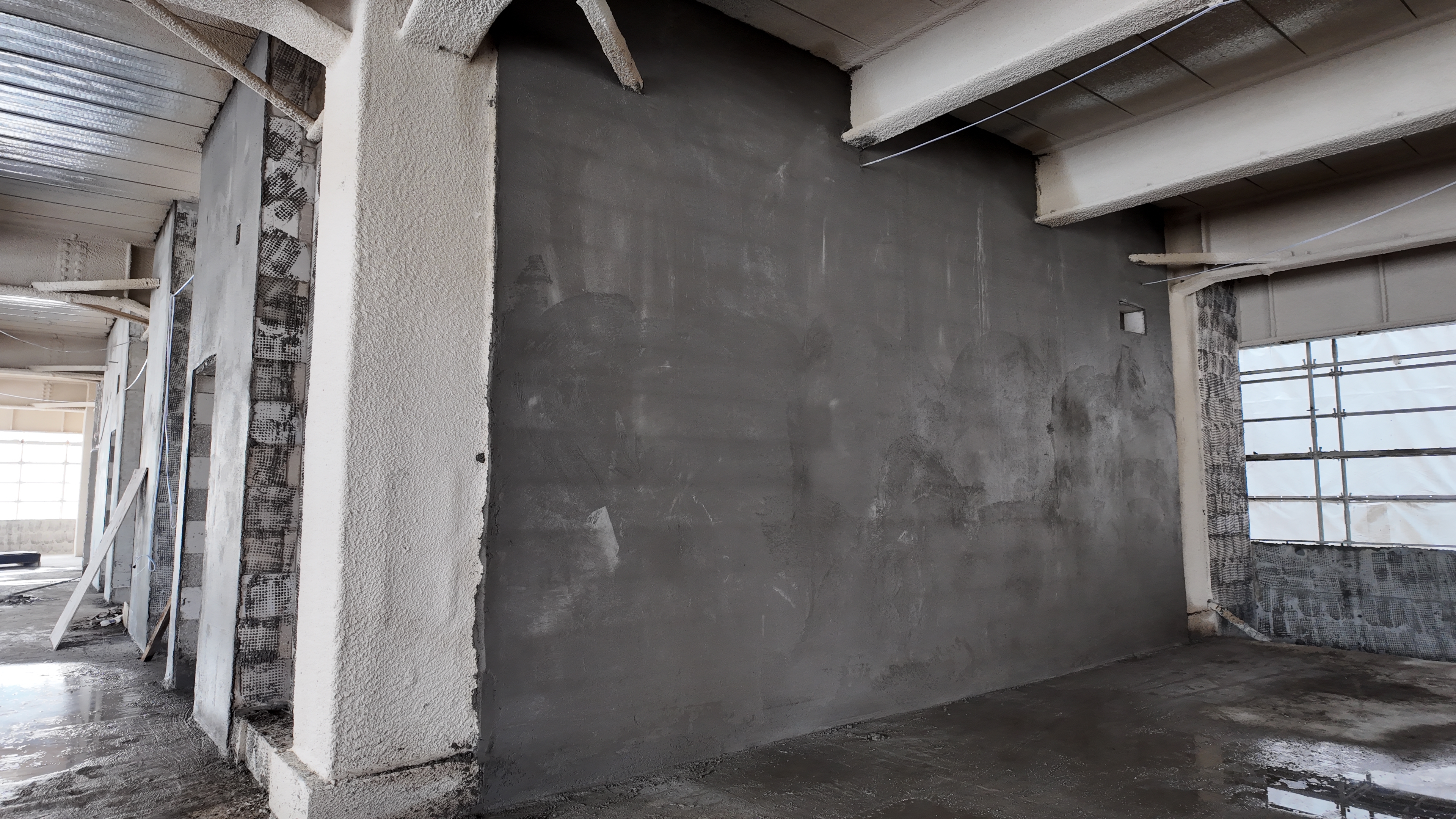 【 Project Case 】 Weijian High Wall Plastering Robot - Research Complex Building of Shanghai Dermatology Hospital(图3)