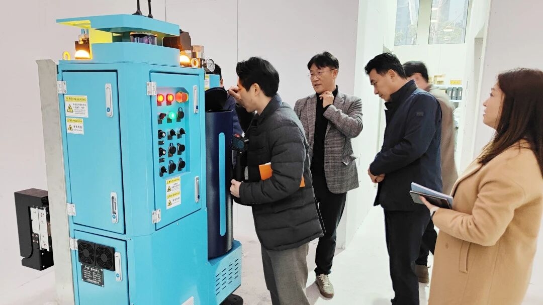 欢迎韩国纳路考察蔚建科技，共同探索涂料与智能施工融合新路径(图3)